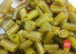 自制酸豆角炒肉末的做法图解2