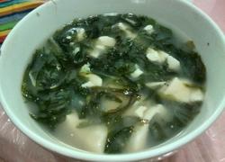 豆腐虾米紫菜汤