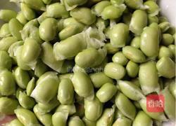 青椒肉丝炒毛豆的做法图解1