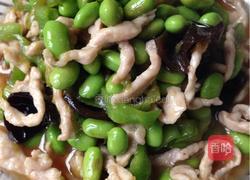 青椒肉丝炒毛豆的做法图解11