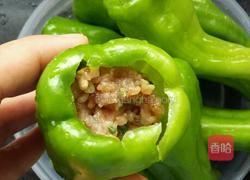 虎皮肉末青椒的做法图解3