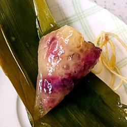 水晶迷你紫薯粽子的做法[图]