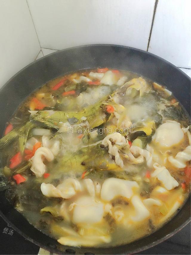 最后加入盐.鸡精.香油调味就可以出锅了