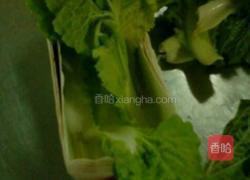 小白菜粉条的做法图解1