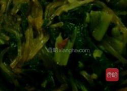 小白菜粉条的做法图解4