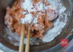 油菜肉丸粉丝汤的做法图解3