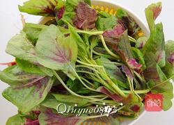 苋菜炒米饭的做法图解2