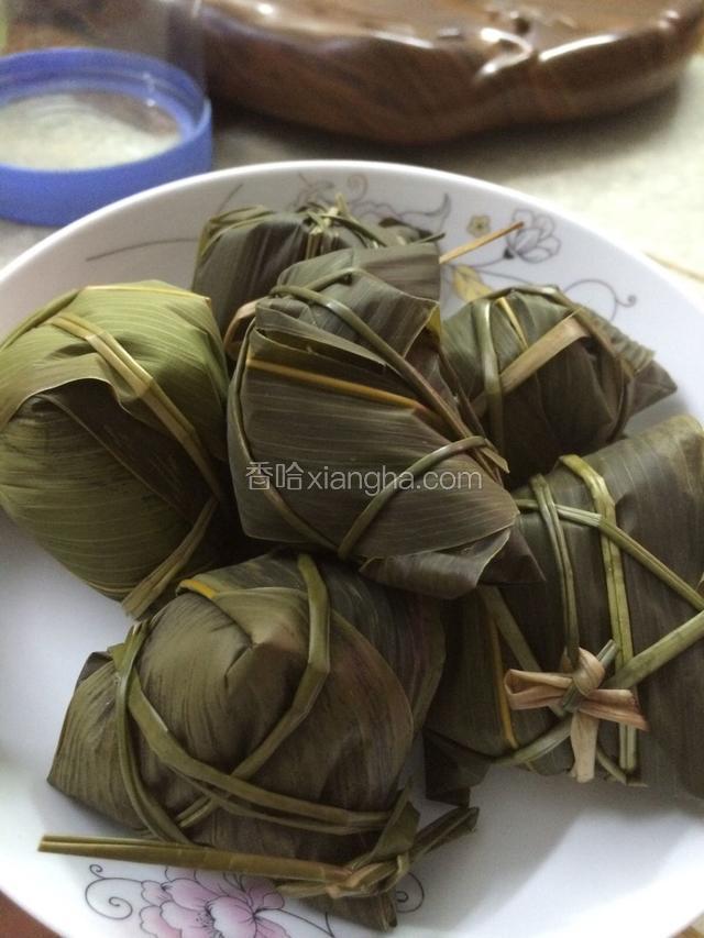包好的粽子…成品图！