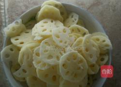 清炒藕片的做法图解2