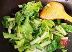 五花肉烩小白菜的做法图解5