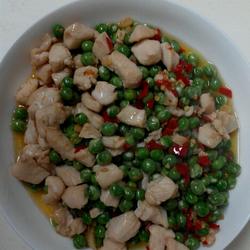 豌豆炒鸡的做法[图]