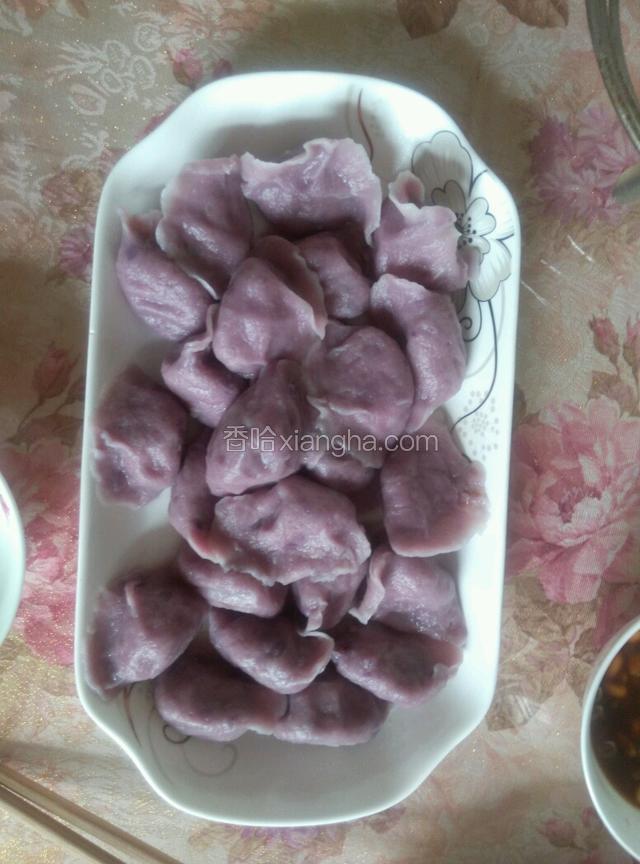 紫薯水饺