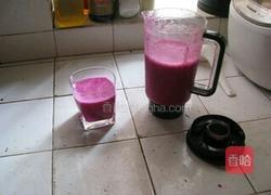 火龙果香蕉奶昔的做法图解4