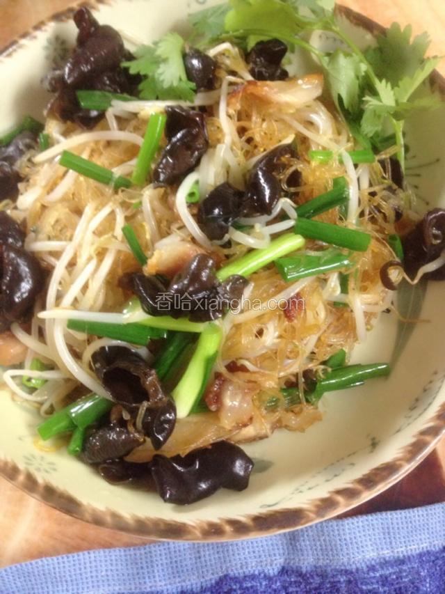 木耳炒粉丝