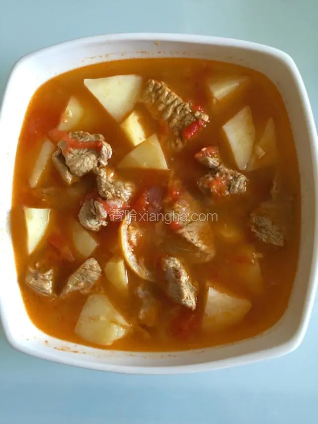 番茄土豆炖牛肉