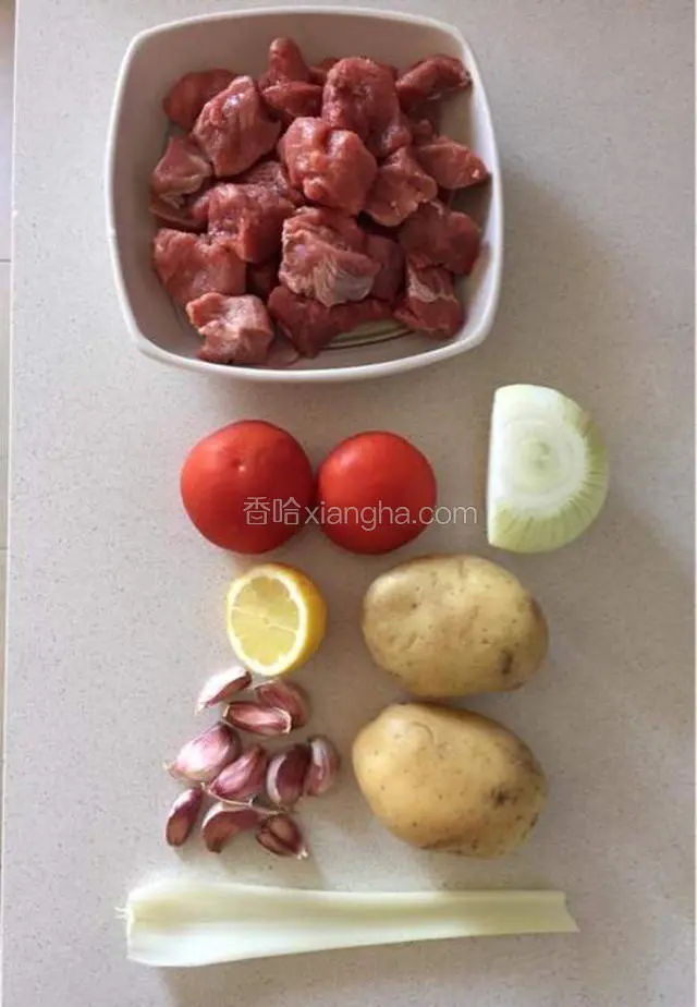 备好所有食材