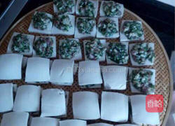 煎豆腐酿的做法图解3