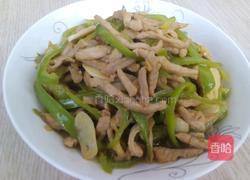 青椒炒肉丝的做法图解8