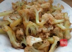 蚝油干锅菜花的做法图解6