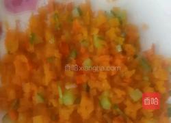 蔬菜丁鸡蛋抱饭的做法图解4