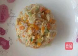 蔬菜丁鸡蛋抱饭的做法图解8