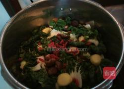 奶白菜猪骨汤的做法图解5