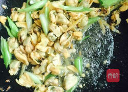 淡菜韭菜苔的做法图解2