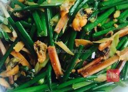 淡菜韭菜苔的做法图解5