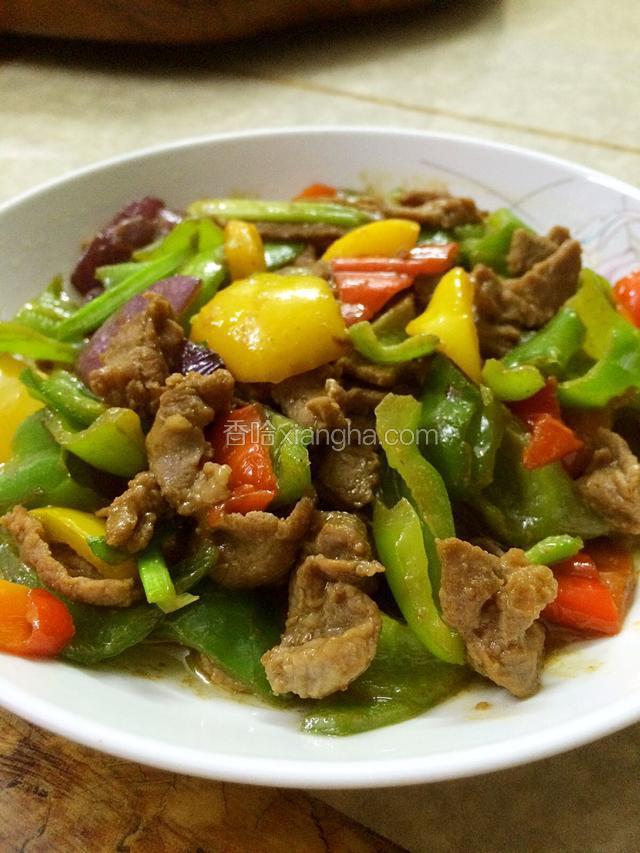 彩椒孜然牛肉