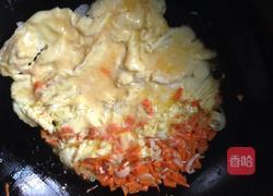 胡萝卜蛋炒饭的做法图解6