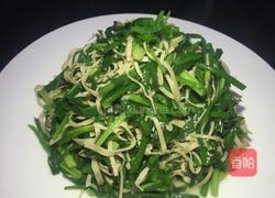 韭菜炒千張的做法圖解5