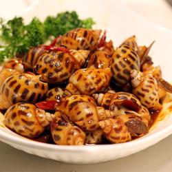 香辣酱爆花螺的做法[图]
