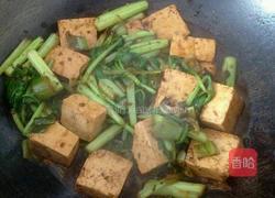 菜苔烧豆腐的做法图解6