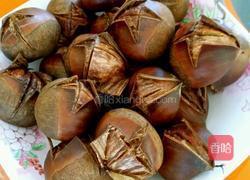 蒸板栗的做法图解3