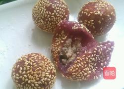 彩色麻团的做法图解12