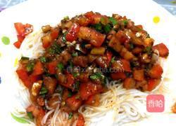 番茄拌粉丝的做法图解4