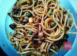 牛排~香菇肉酱意面的做法图解12