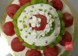 巧克力酱水果蛋糕的做法图解8