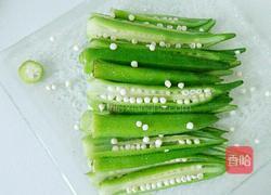 凉拌秋葵的做法图解3