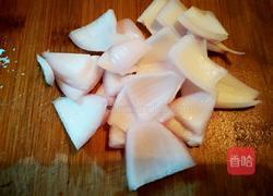 青椒炒猪鼻的做法图解3