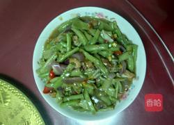 豆角炒肉的做法图解4