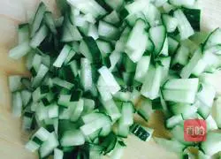 Illustration of how to make egg fried rice 1