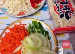 炒乌冬面的做法图解2