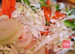 炒乌冬面的做法图解5