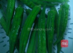 蒜沫秋葵的做法图解3