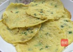 香葱豆渣鸡蛋饼的做法图解6