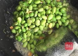 毛豆米炒肉丁的做法图解3