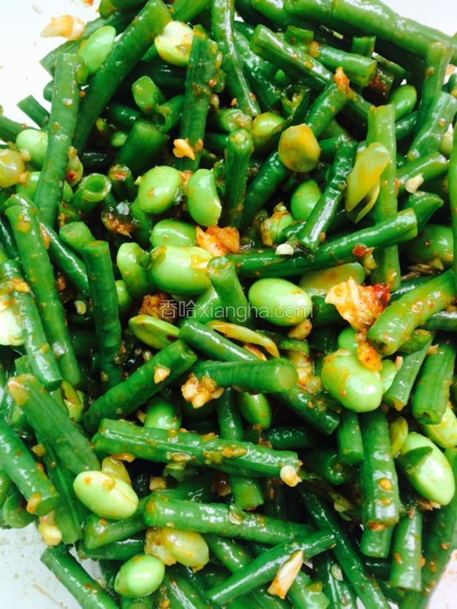 麻辣豆角毛豆