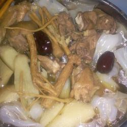 老鸡淮山汤的做法[图]