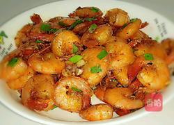 干煸虾的做法图解4